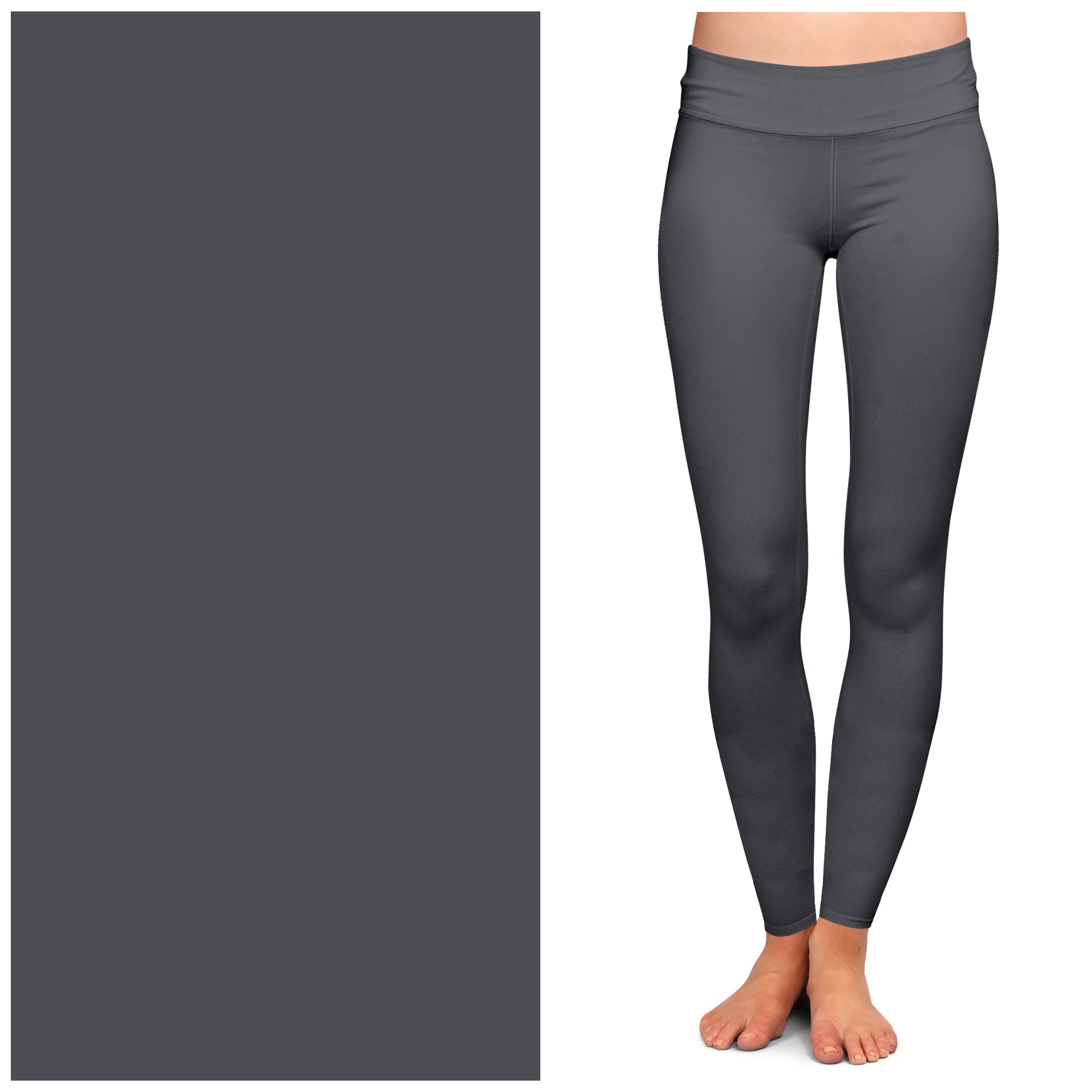 Solid Graphite W/Pockets Leggings