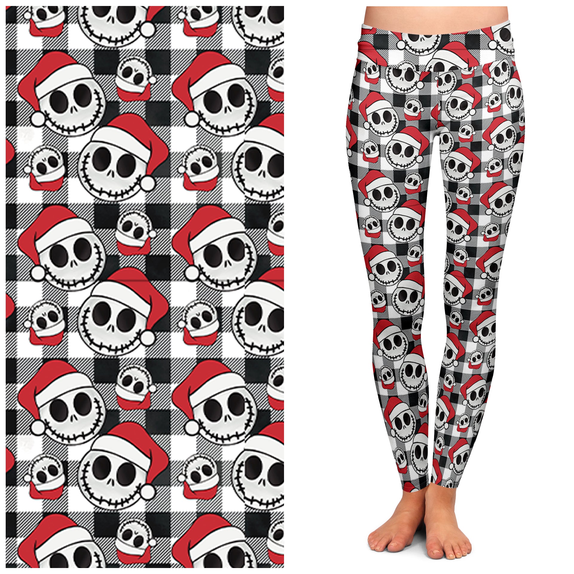 Sandy Claws Check W/Pockets Leggings