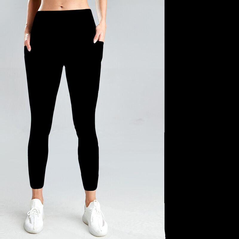 Pre-Order Solid Black W/Pockets Leggings - Due to arrive late March 2025