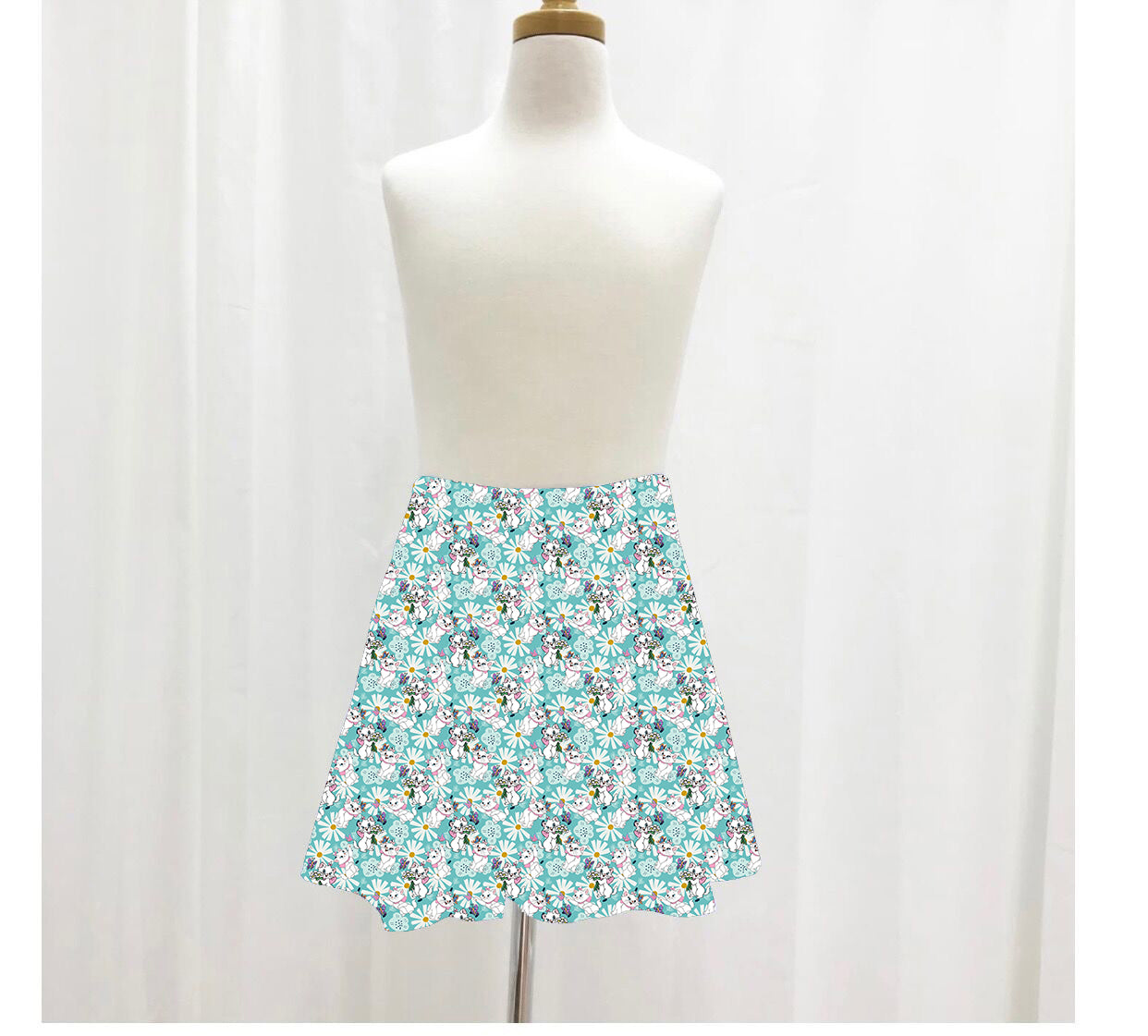 Pre-Order Cat Floral Skort W/Pockets - Due to arrive late March 2025