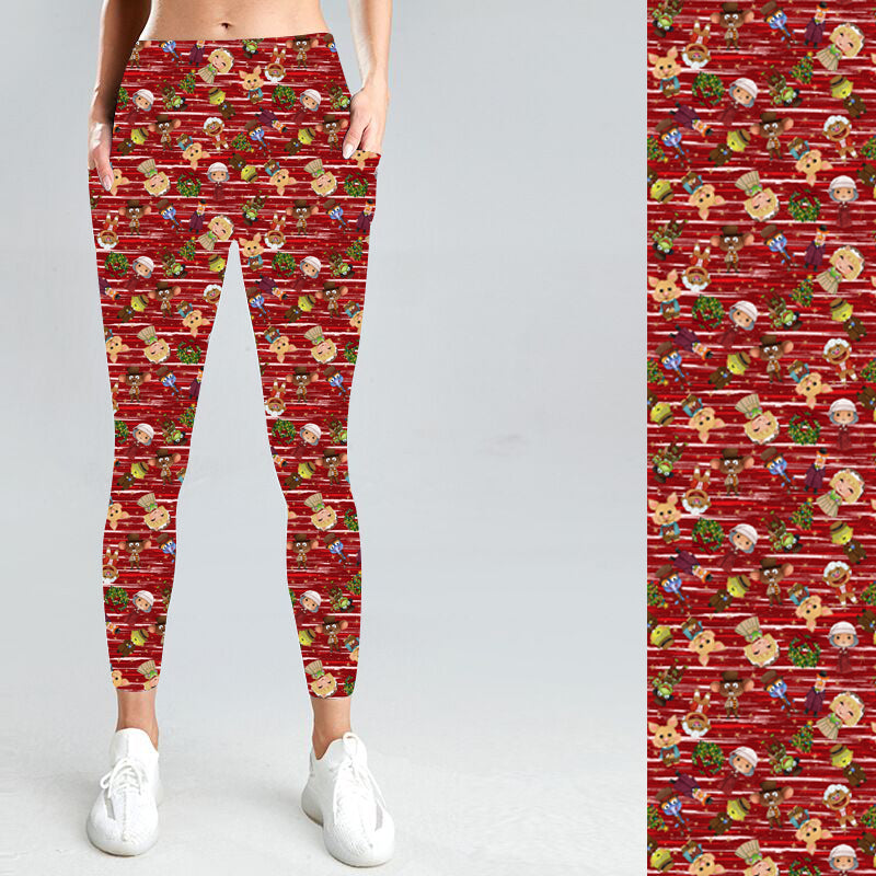 Henson Christmas Carol with Side Pocket Leggings