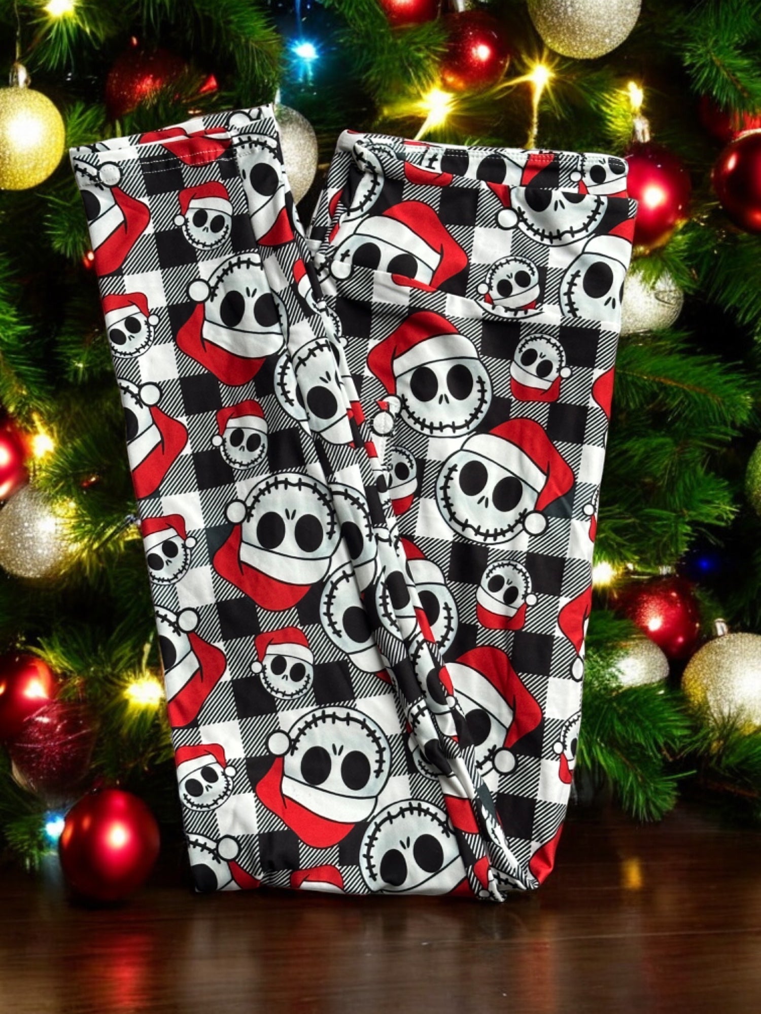 Sandy Claws Check W/Pockets Leggings