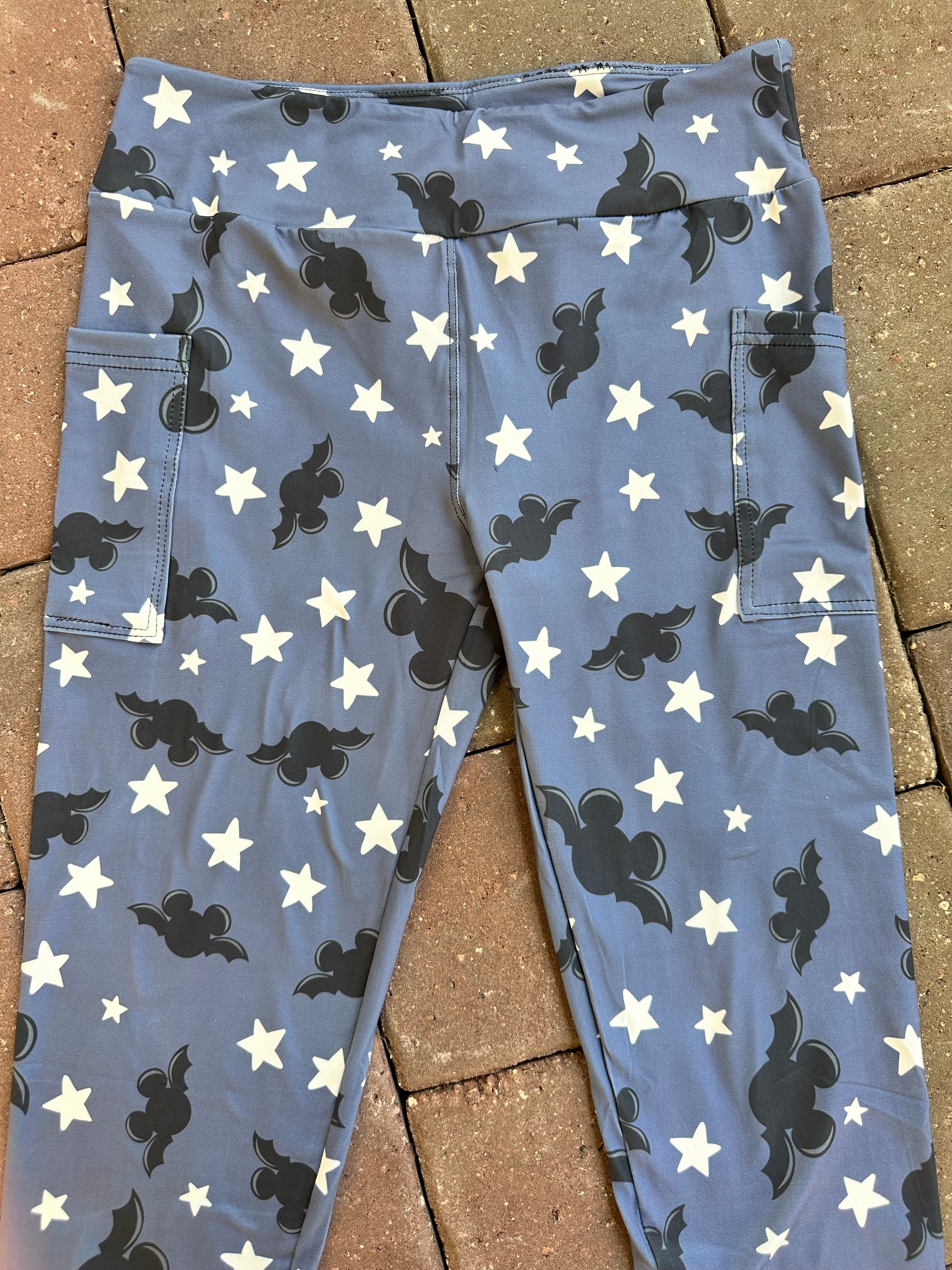 Mickey Bat with Side Pocket Leggings