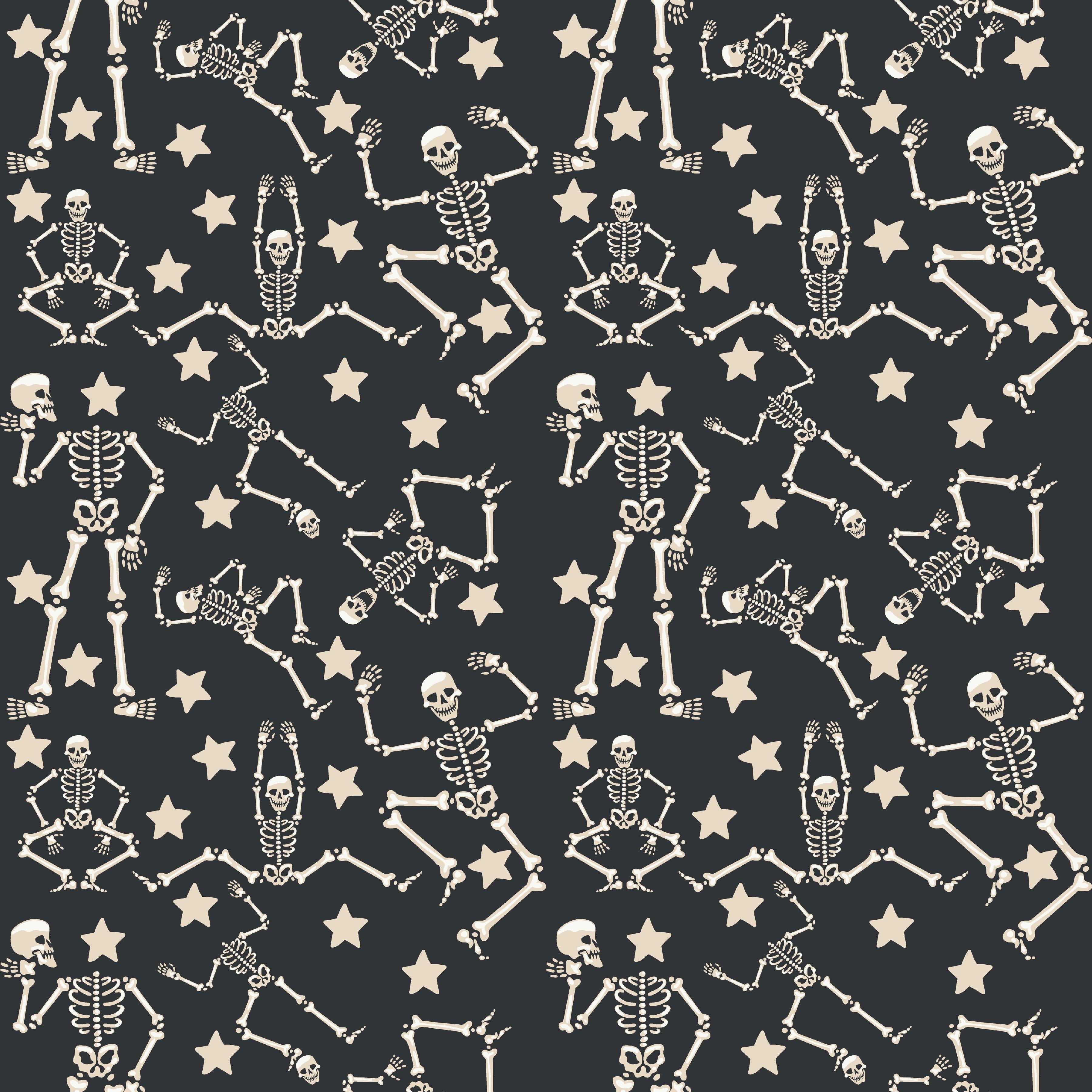 Skeleton Dance Swing Skirts with Pockets