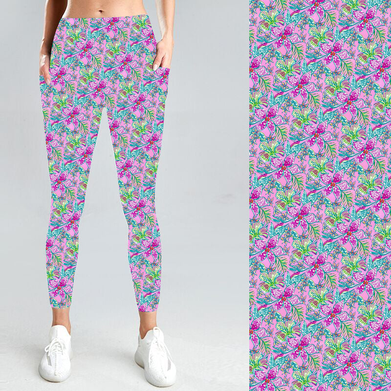 Lilly Vibes with Side Pocket Leggings