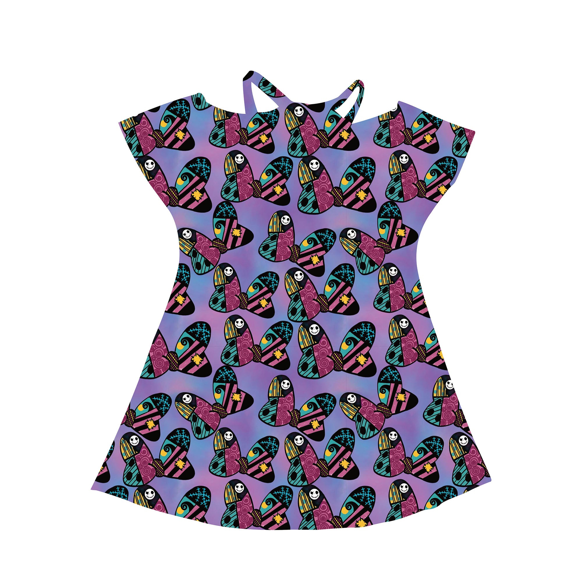 Short Sleeve Sally Bows Gracie Dress